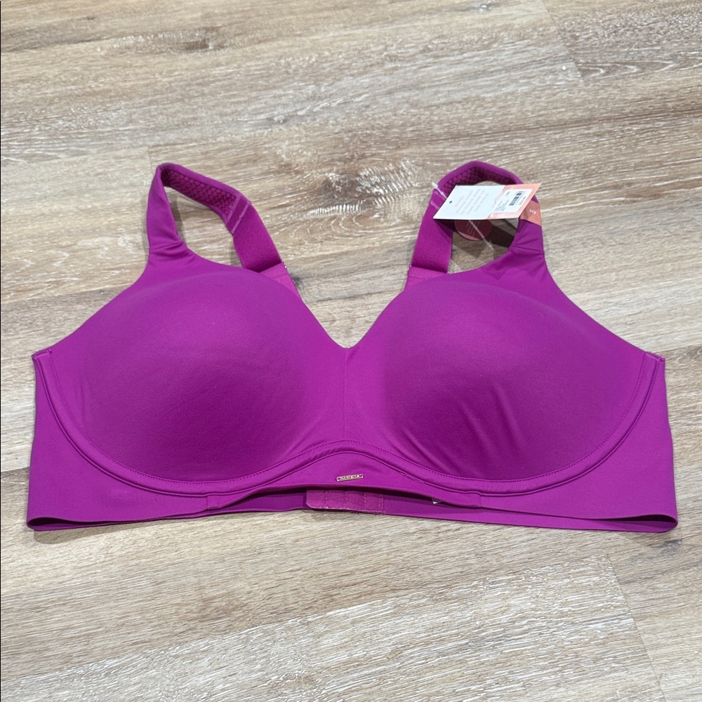 Cacique Women’s Purple Lightly Lined  Full Coverage No-Wire Bra Size 44D